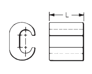 Dimensiones del Conector Derivador Burndy YC28C28