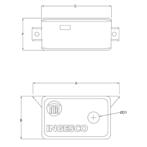 Dimensiones contador de descargas CDR-11